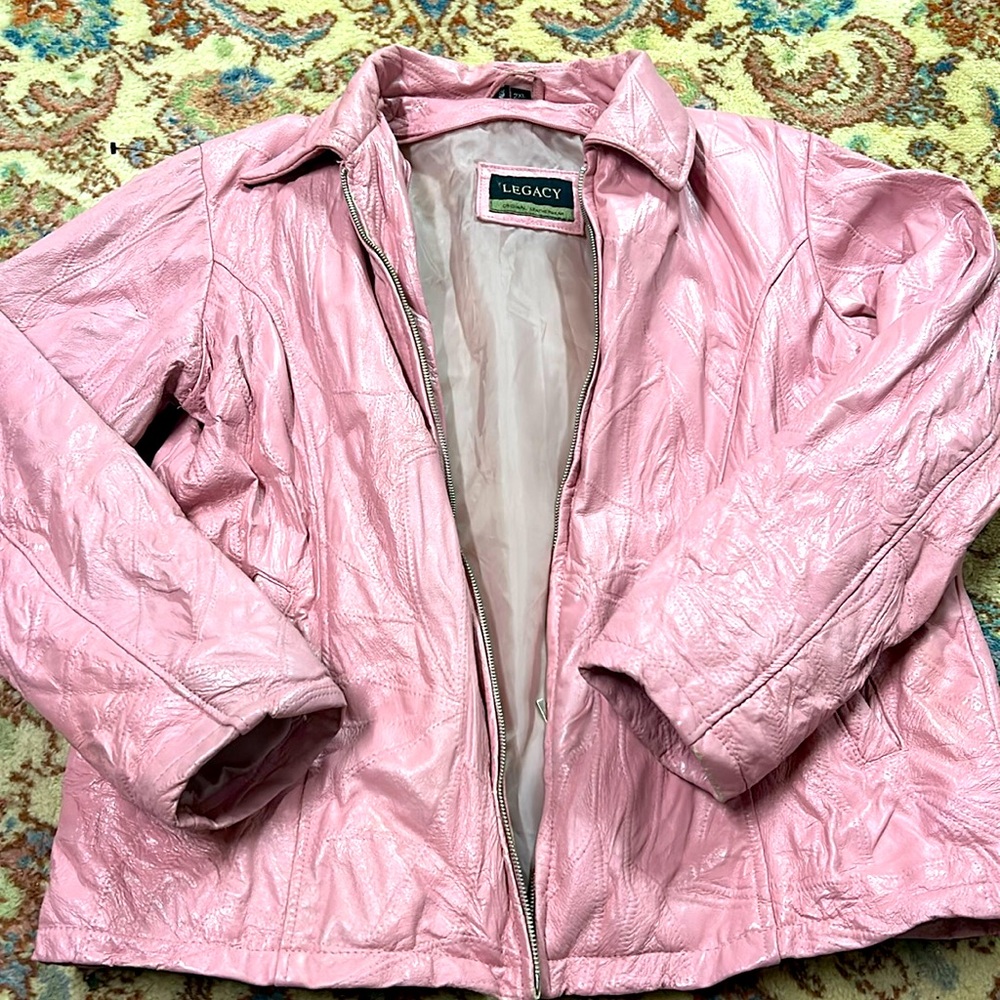 Vintage Legacy Pink Leather Jacket Barbie